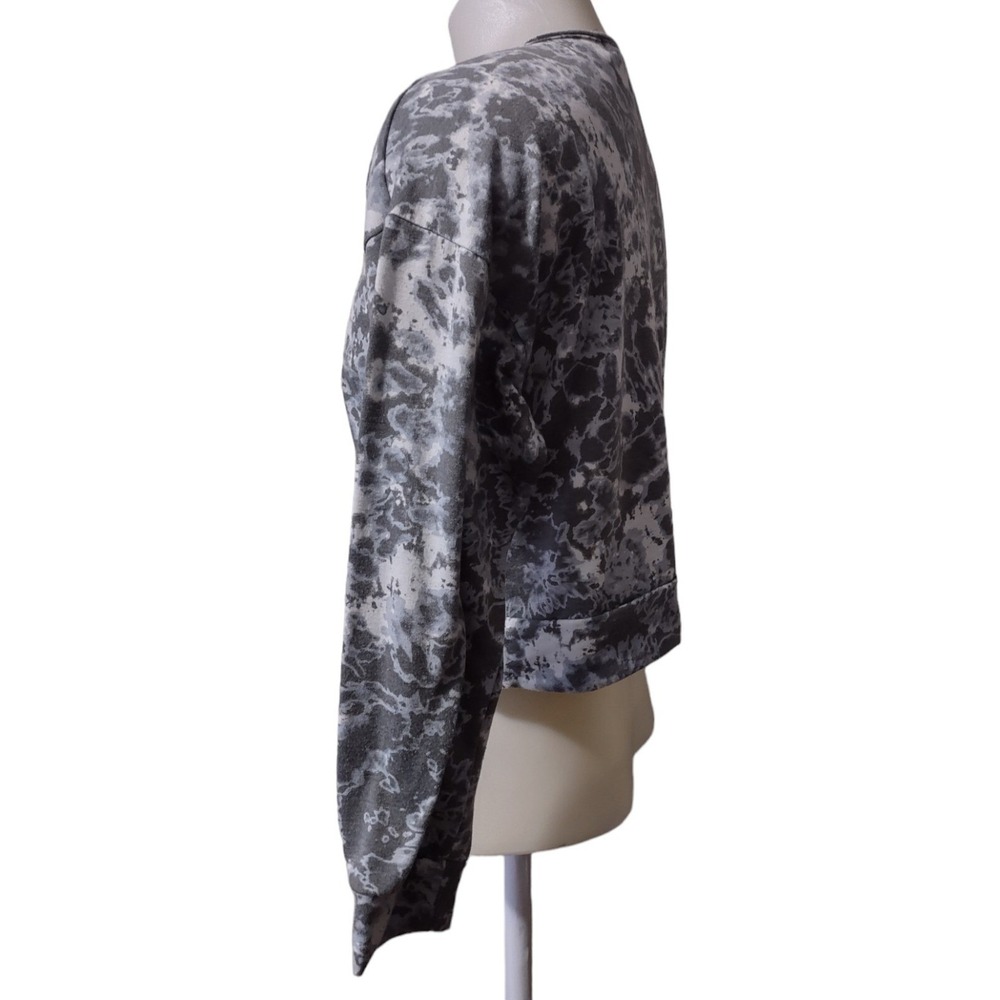 Jenni Intimates Sweatshirt S Women Tie Dye Cropped Grunge Cozy Sleepwear Bold - Picture 4 of 12